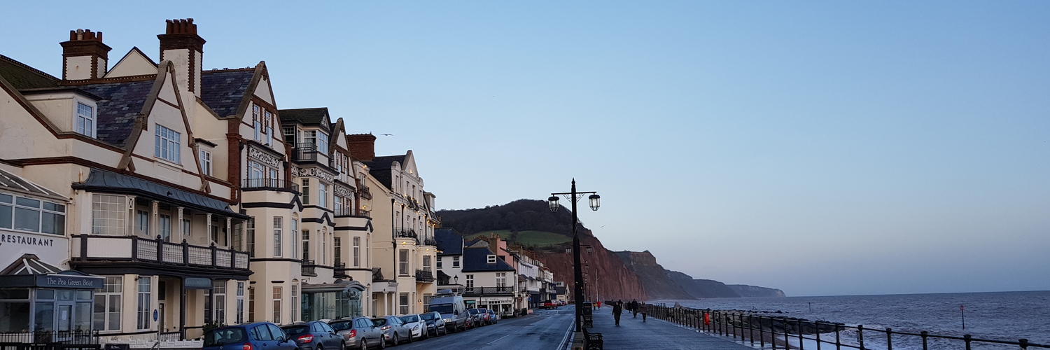 Sidmouth sea front Promenade